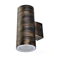 Светильник накладной Ecola 8003A 2хGX53 220В 10Вт Цилиндр IP65 Бронза картинка 